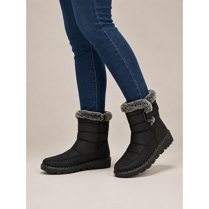 Greta | Cozy Winter Snow Boots with Fur Trim