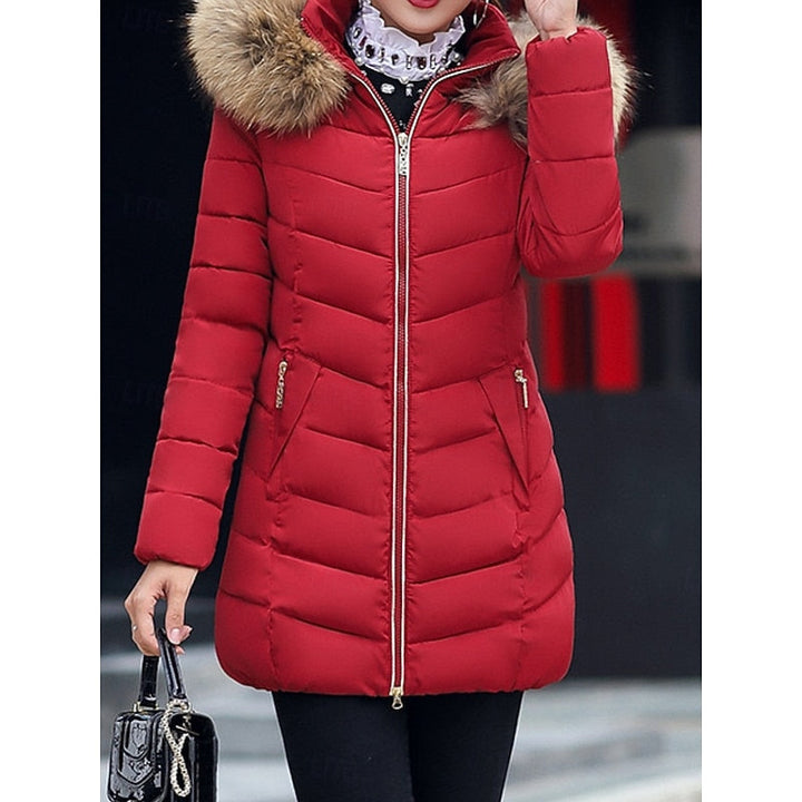Gwendolyn | Quilted Winter Parka with Hood