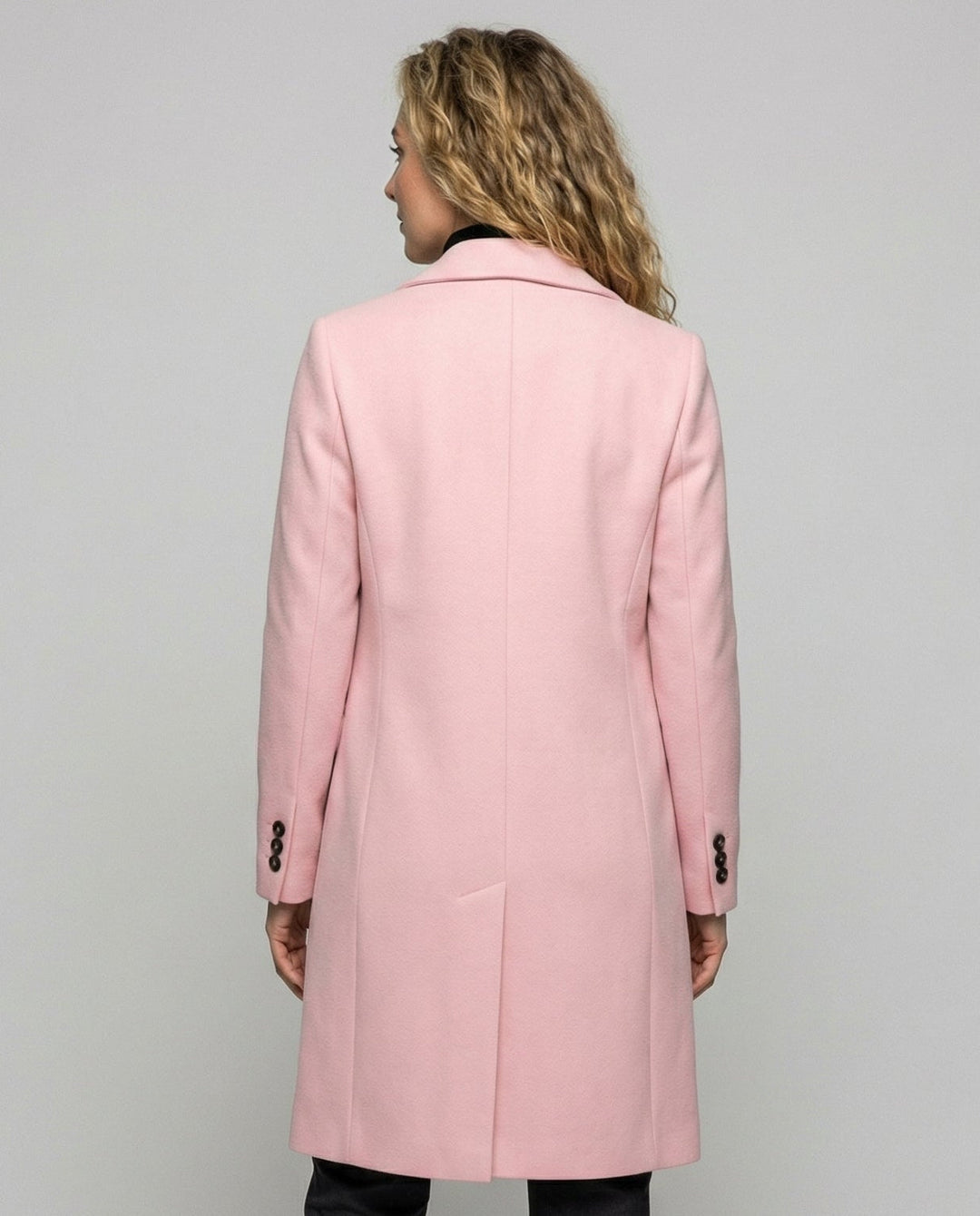 Melis | Chic Trench Coat with Notch Lapel and Hood