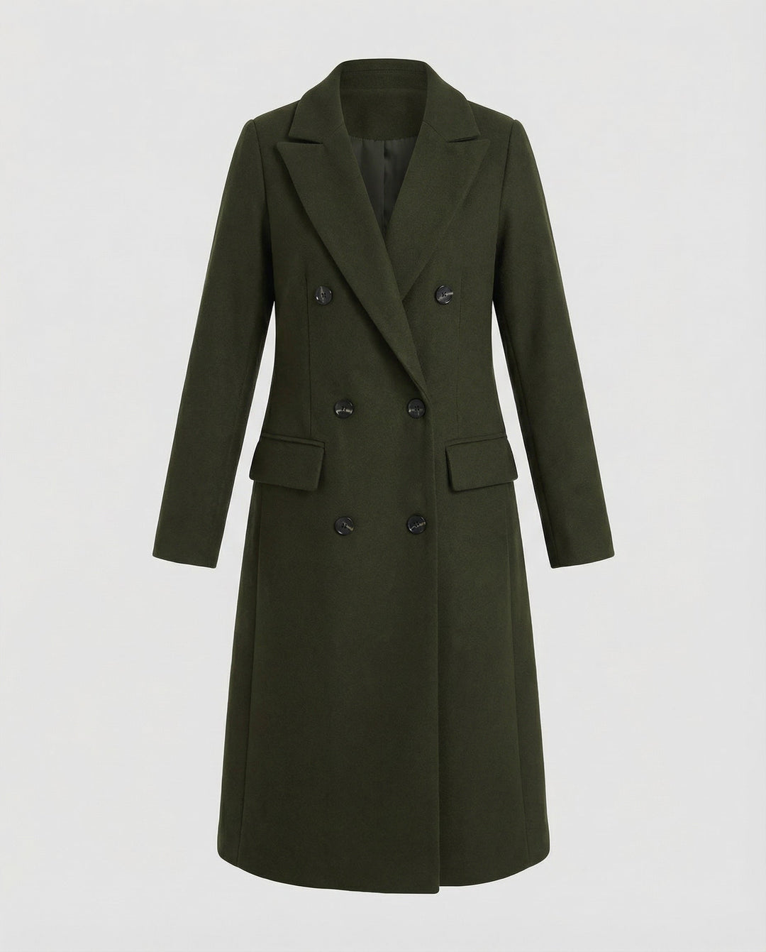 Melis | Chic Trench Coat with Notch Lapel and Hood