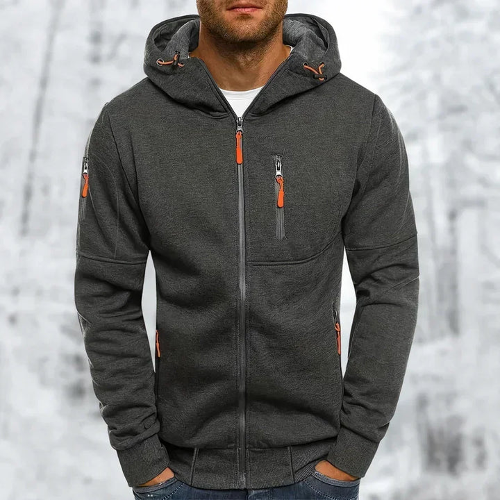 | Versatile Comfort Zip Hoodie