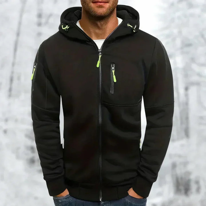 | Versatile Comfort Zip Hoodie