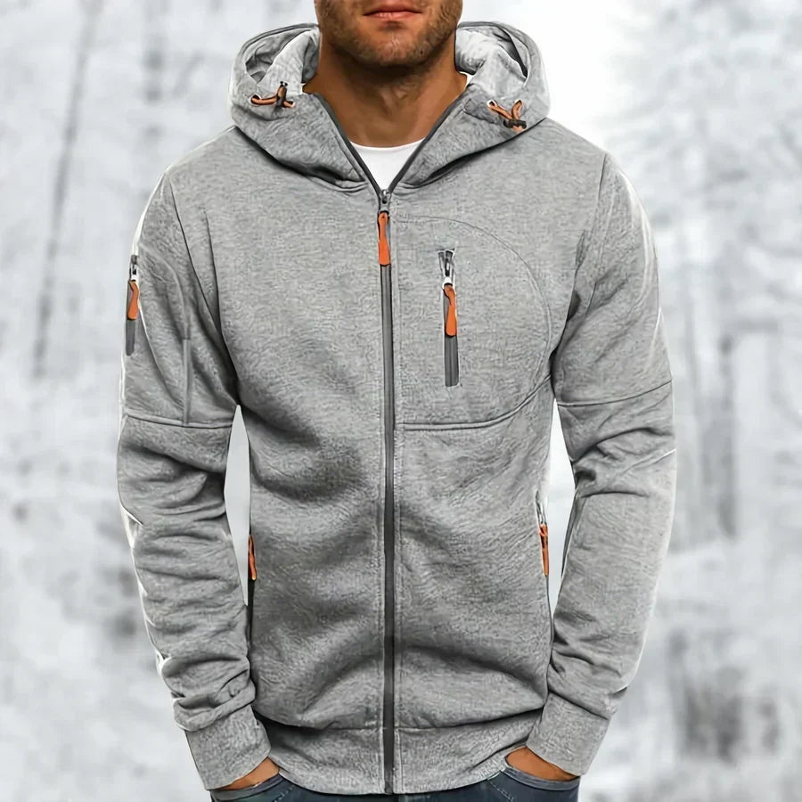 | Versatile Comfort Zip Hoodie