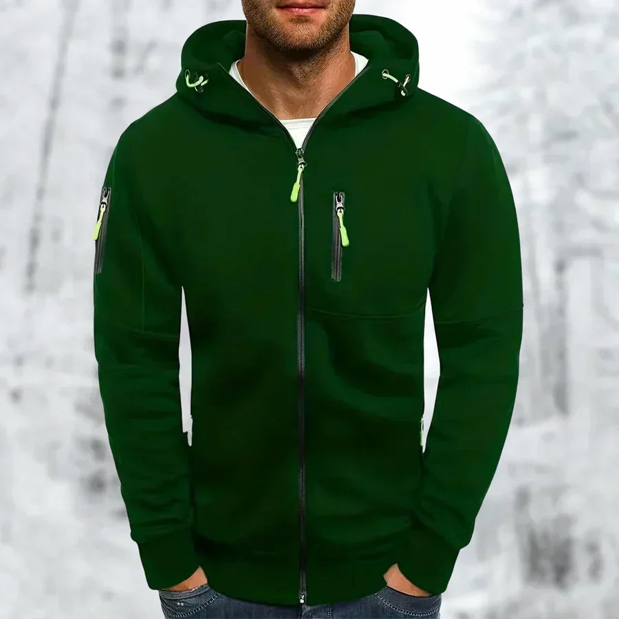 | Versatile Comfort Zip Hoodie