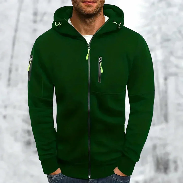 | Versatile Comfort Zip Hoodie