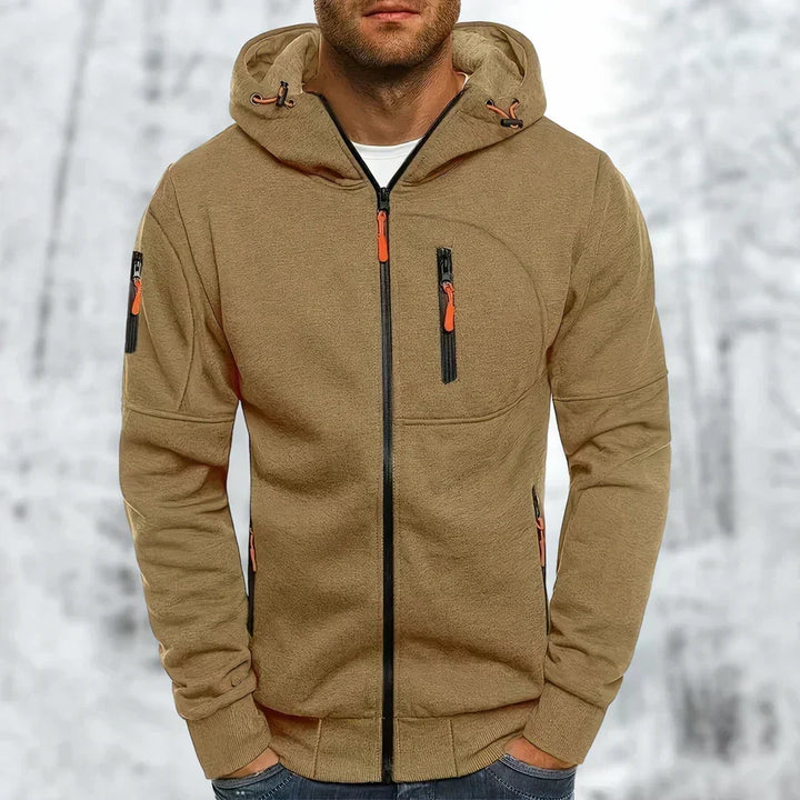 | Versatile Comfort Zip Hoodie