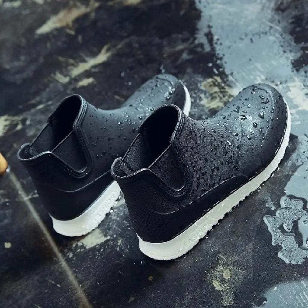 Men's Lightweight, Durable, and Waterproof Rain Boots
