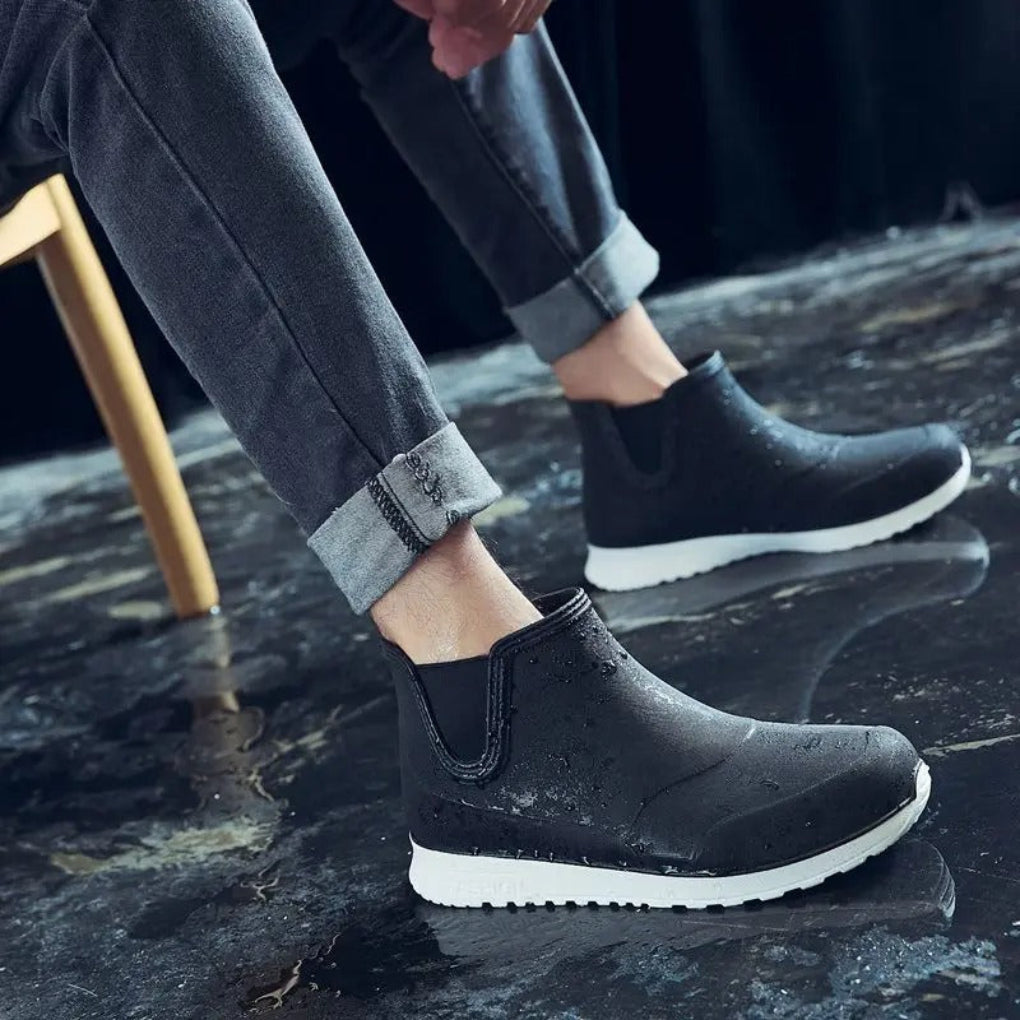 Men's Lightweight, Durable, and Waterproof Rain Boots