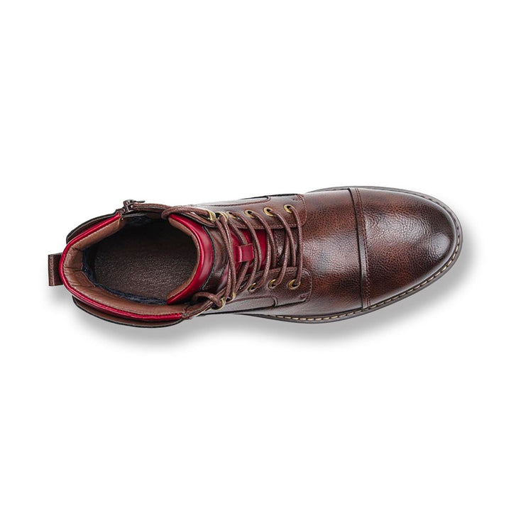 Men's Dress Boots with Laces & Zipper