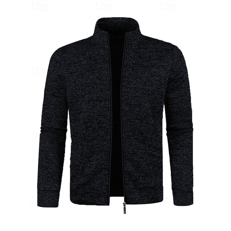 Caleb | Full Zip Standing Collar Jacket