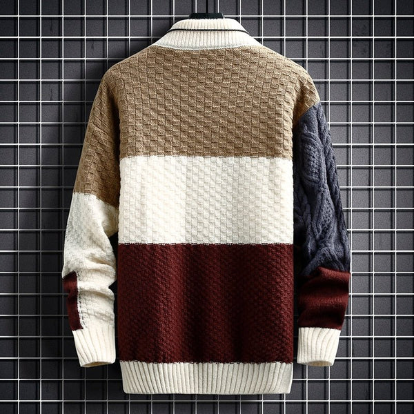 Alice - Elegant Patchwork Sweater