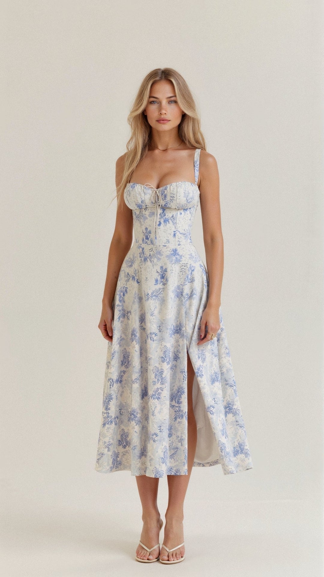 Elegant Waist Slimming Bustier Design Chiffon With Flattering A-Line Silhouette Wedding Dress