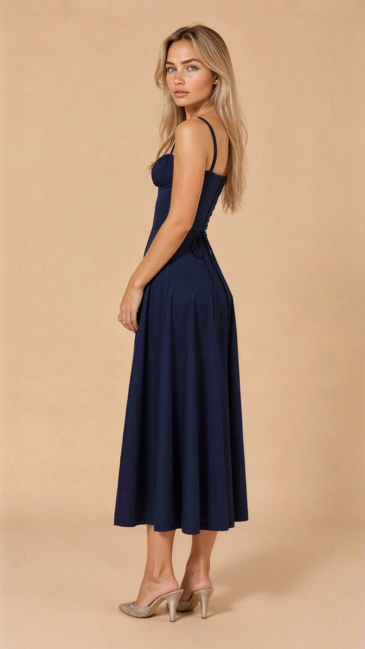 Elegant Waist Slimming Bustier Design Chiffon With Flattering A-Line Silhouette Wedding Dress