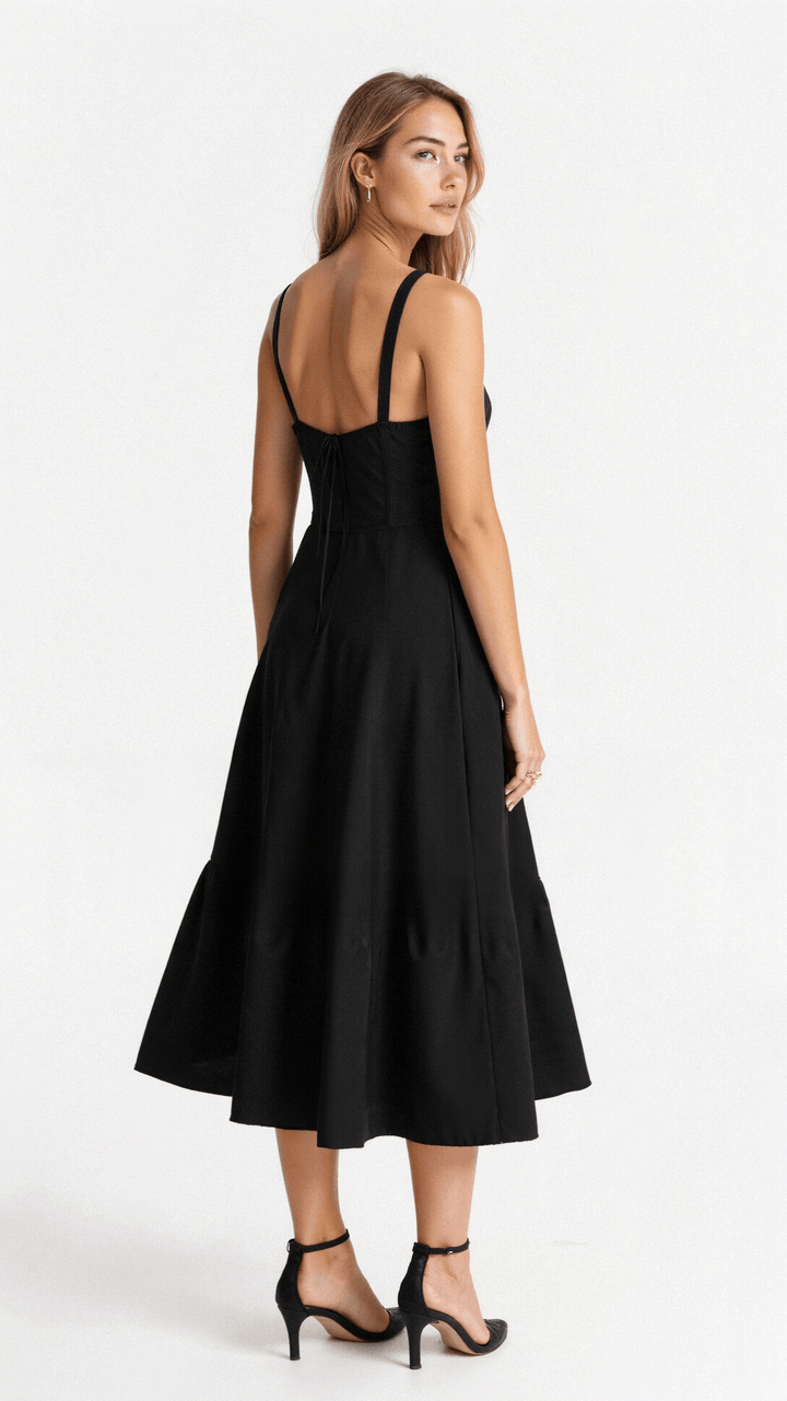 Elegant Waist Slimming Bustier Design Chiffon With Flattering A-Line Silhouette Wedding Dress