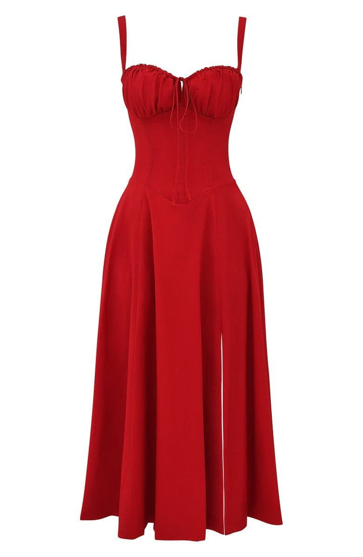 Elegant Waist Slimming Bustier Design Chiffon With Flattering A-Line Silhouette Wedding Dress