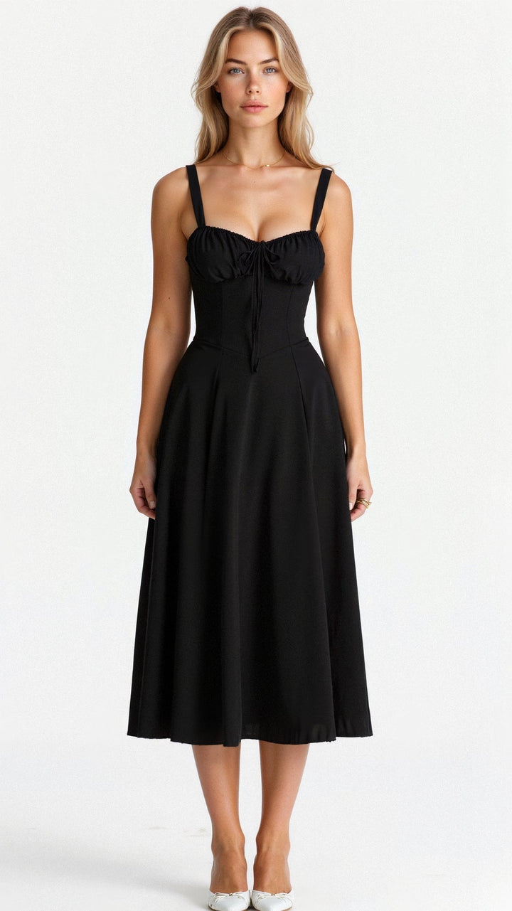 Elegant Waist Slimming Bustier Design Chiffon With Flattering A-Line Silhouette Wedding Dress