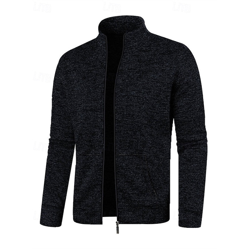 Caleb | Full Zip Standing Collar Jacket