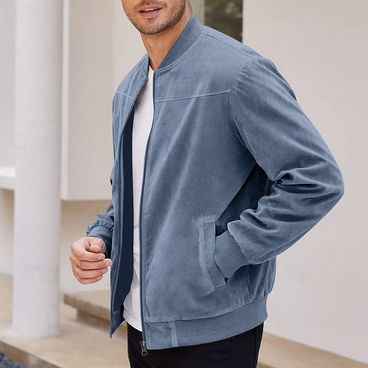 Lincoln | Stand Collar Zip Jacket