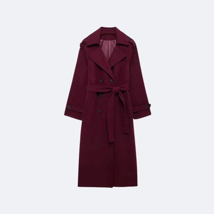 Naz | Classic Tied Liquid Trench Coat