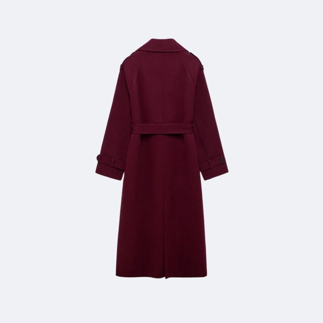 Naz | Classic Tied Liquid Trench Coat