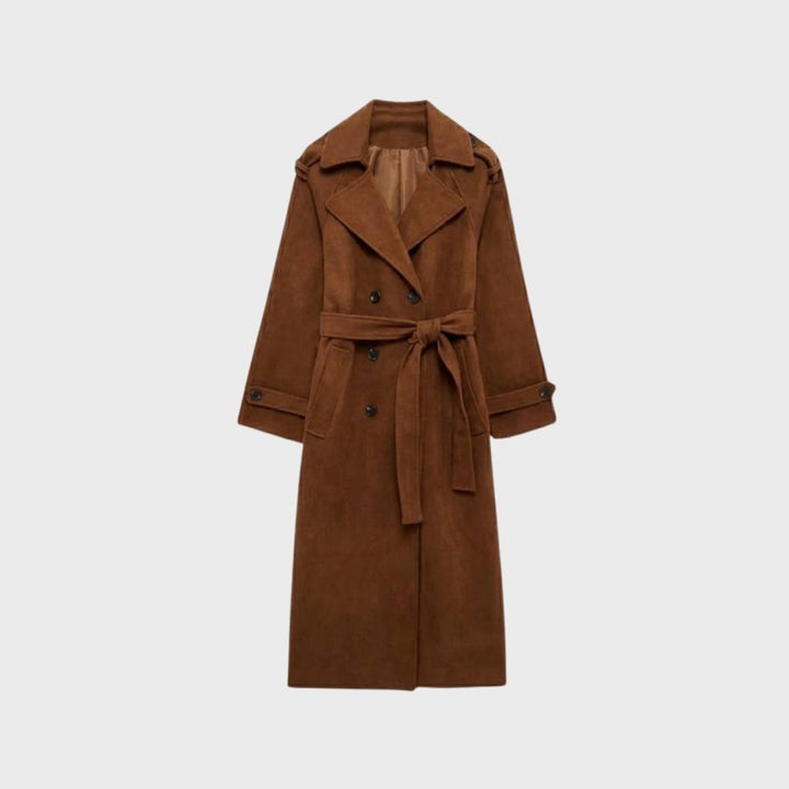 Naz | Classic Tied Liquid Trench Coat