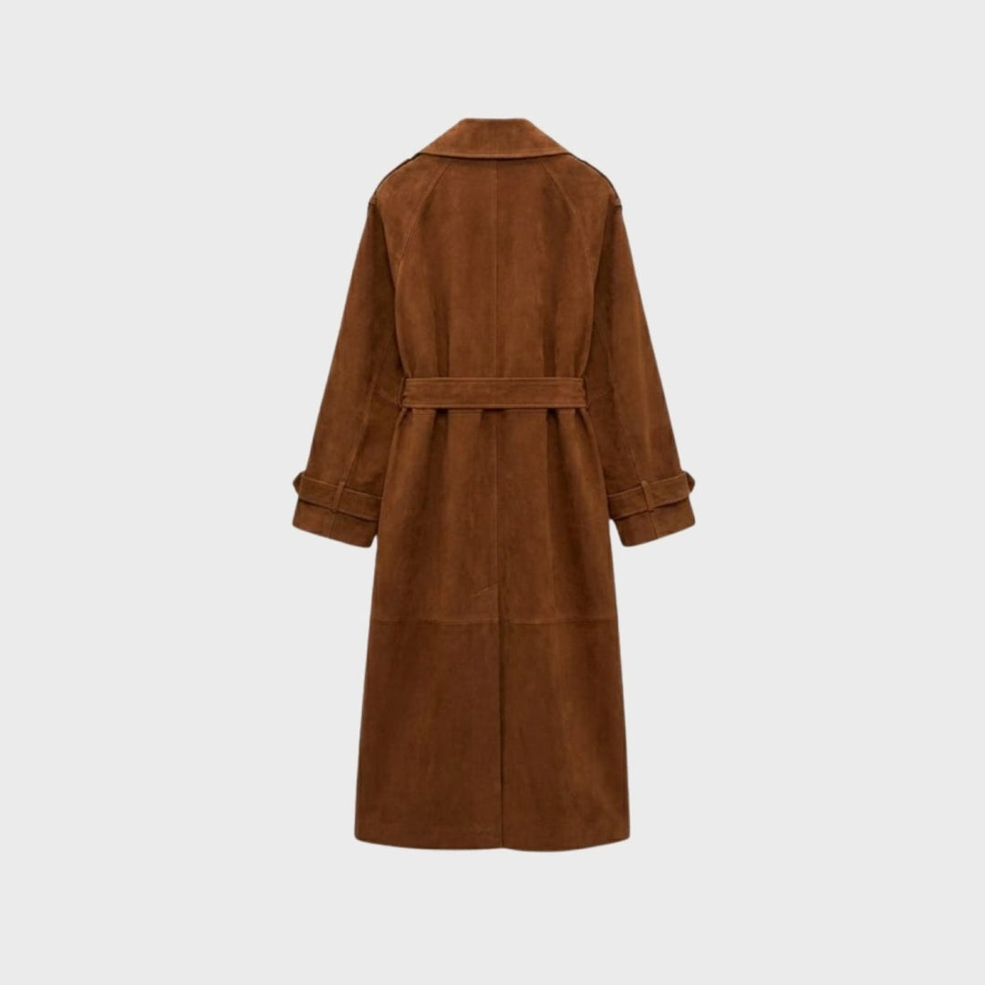 Naz | Classic Tied Liquid Trench Coat