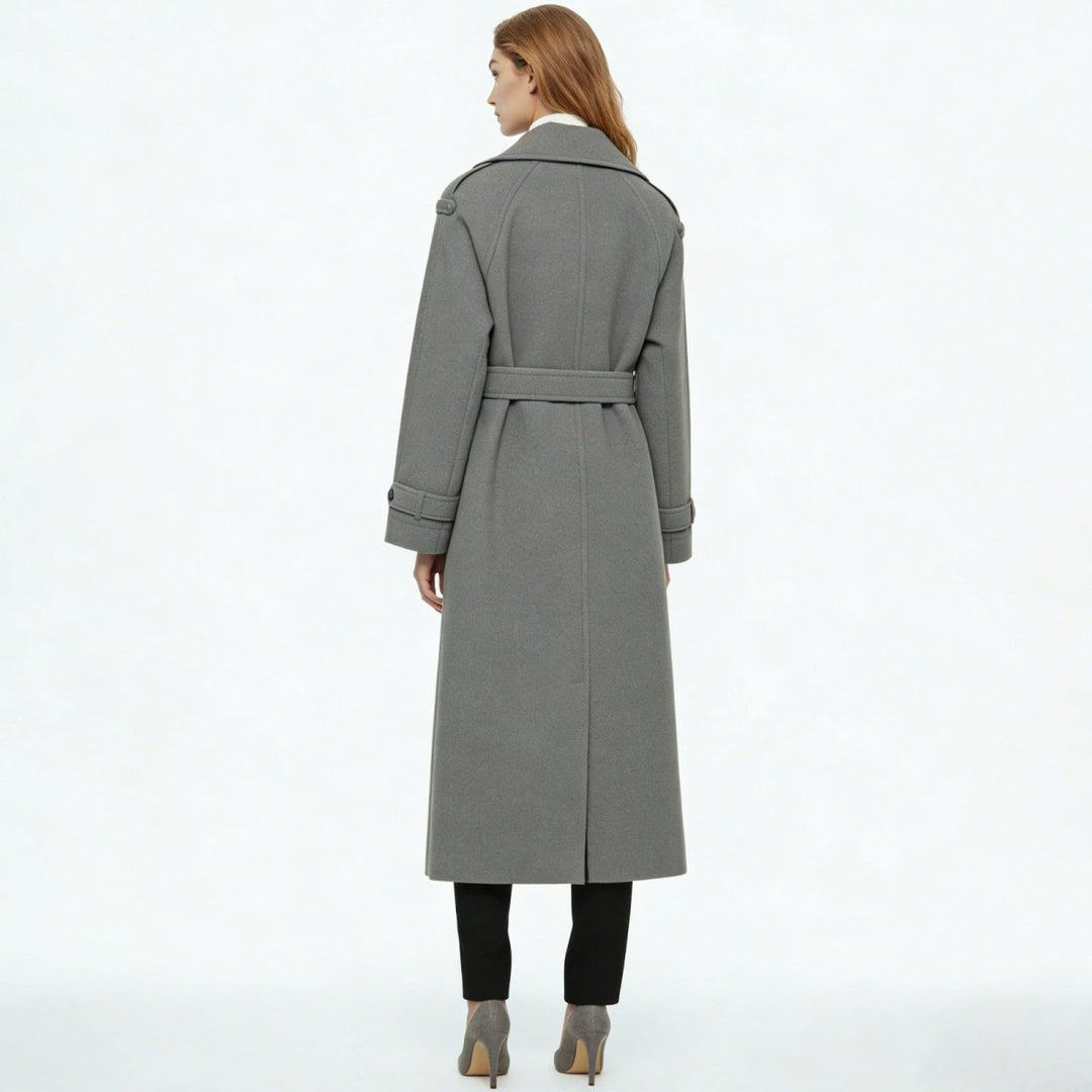 Naz | Classic Tied Liquid Trench Coat