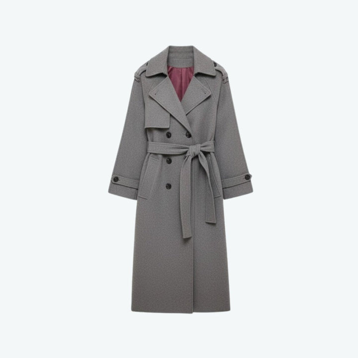 Naz | Classic Tied Liquid Trench Coat