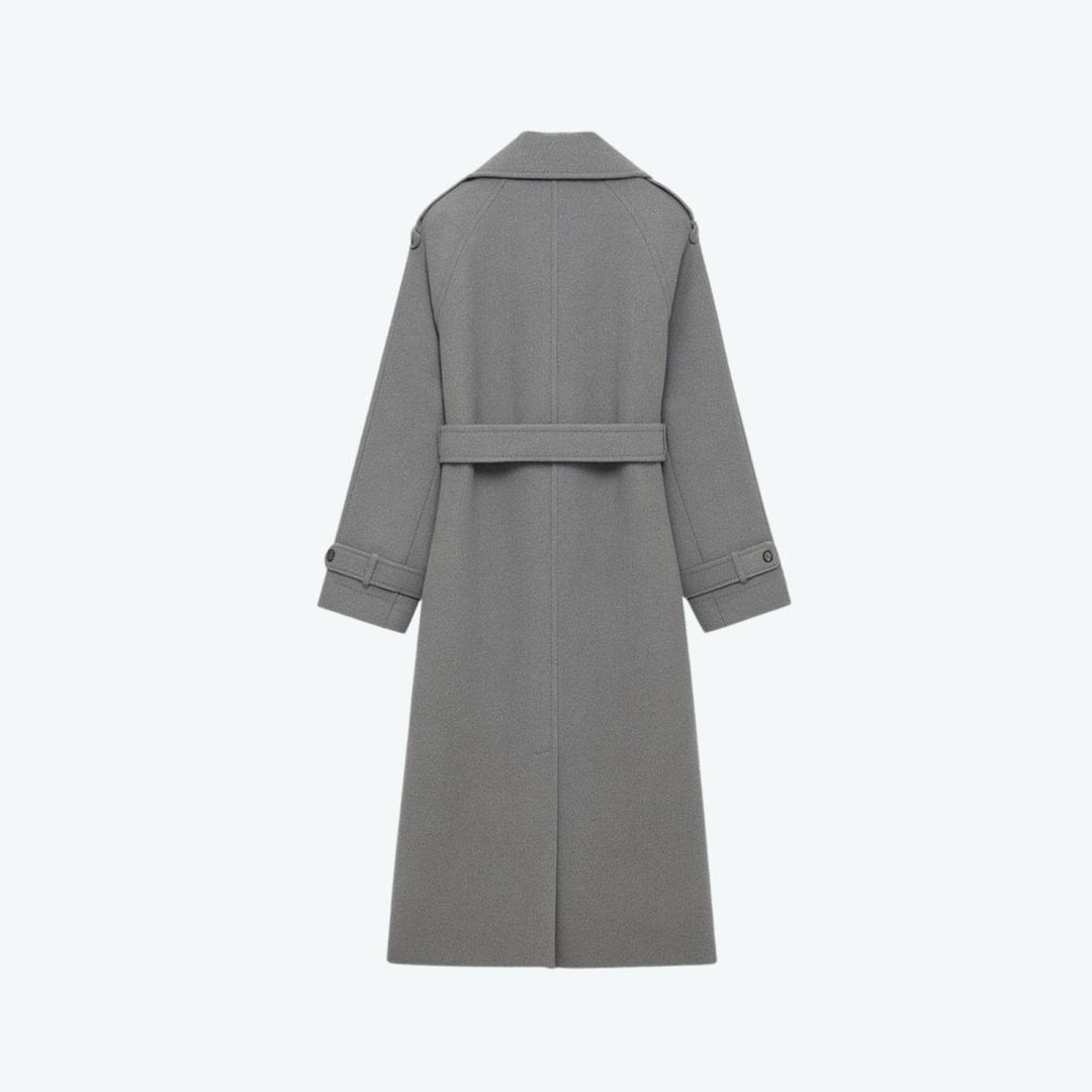 Naz | Classic Tied Liquid Trench Coat