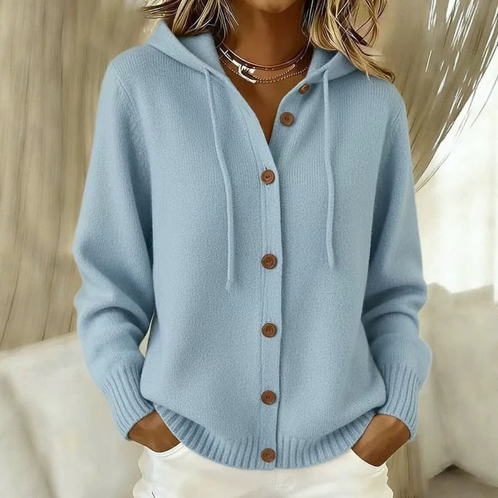 Freya | Quilted Button-Down Cardigan