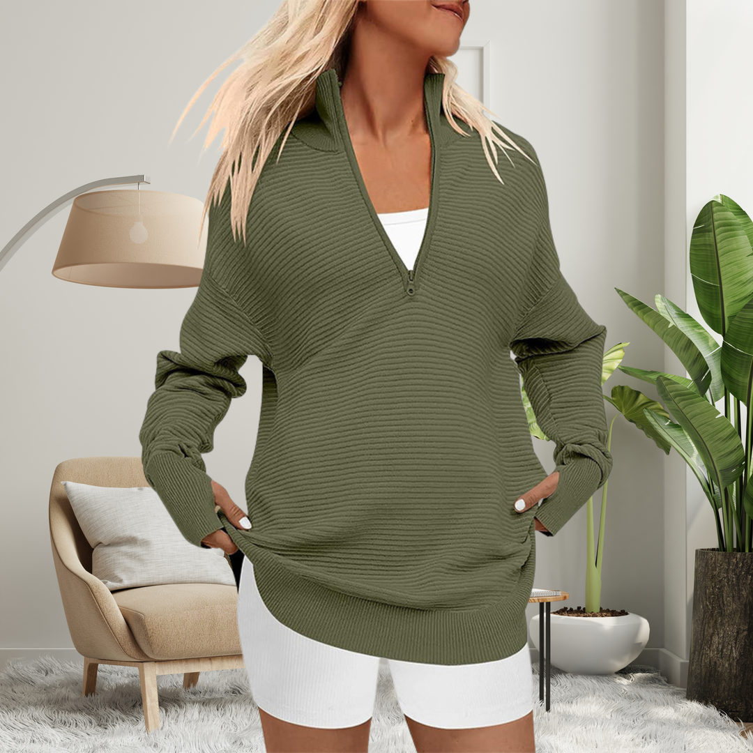 Nina | Draped Oversized Selected Sweater