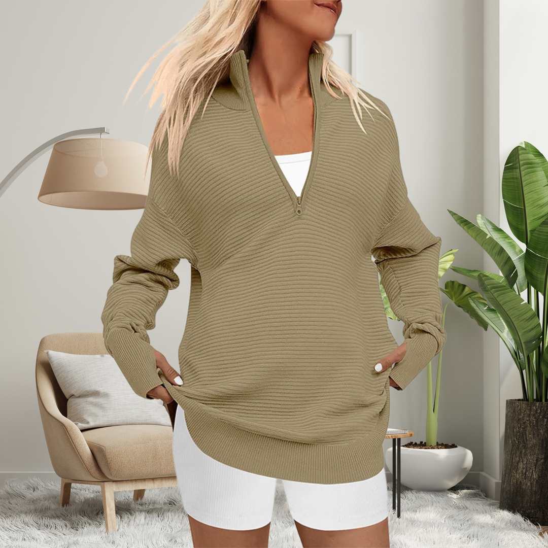 Nina | Draped Oversized Selected Sweater