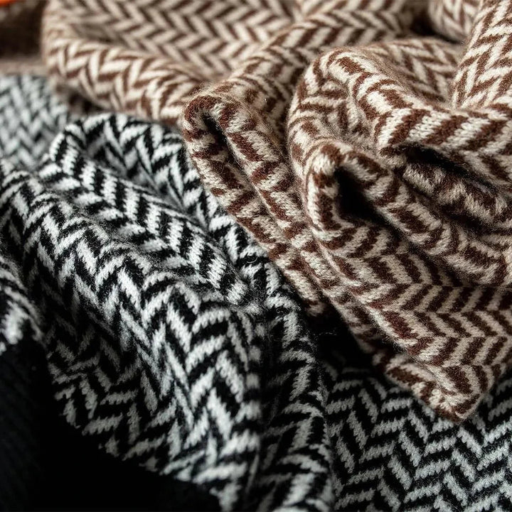 Ladies Chevron Turtleneck