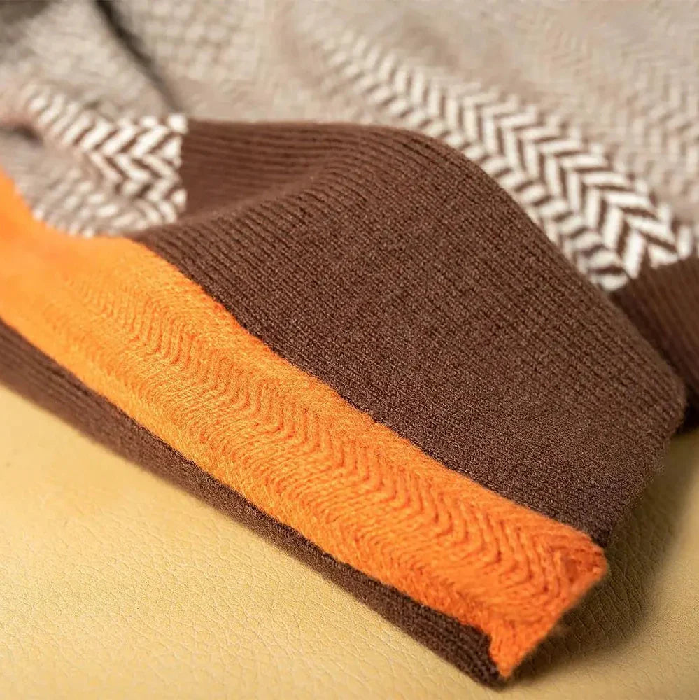Ladies Chevron Turtleneck
