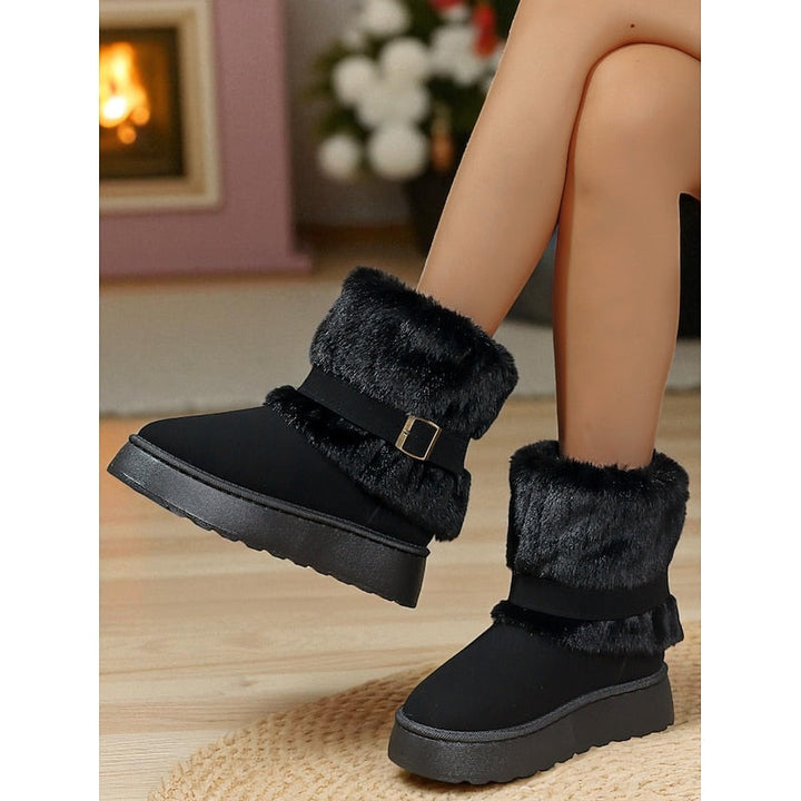 Cecily | Cozy Snow Boots with Fur Trim