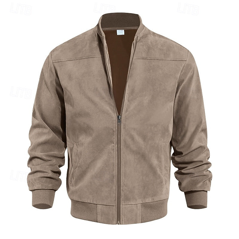 Lincoln | Stand Collar Zip Jacket