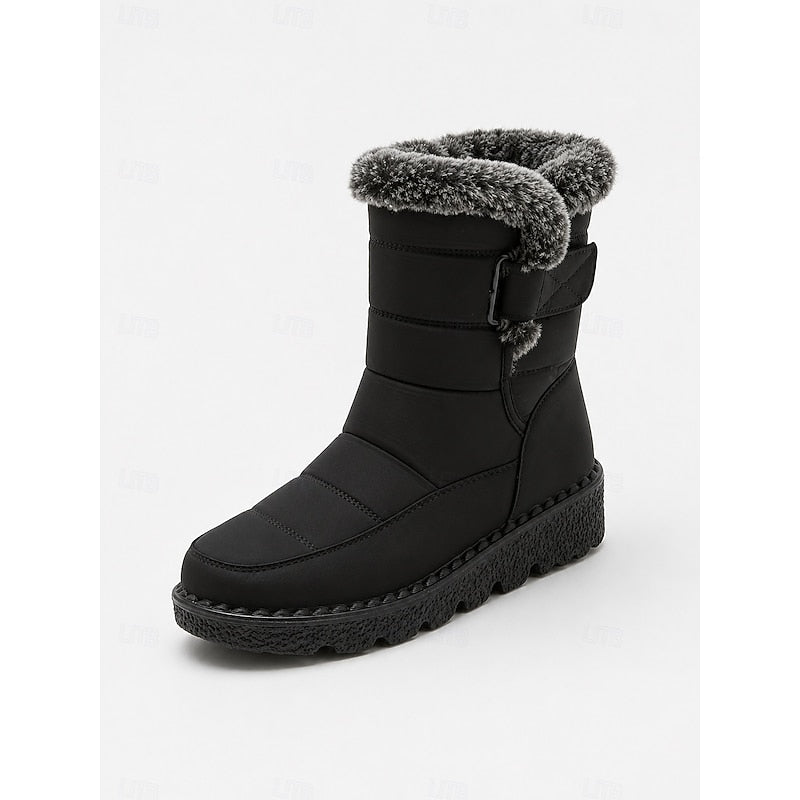 Greta | Cozy Winter Snow Boots with Fur Trim