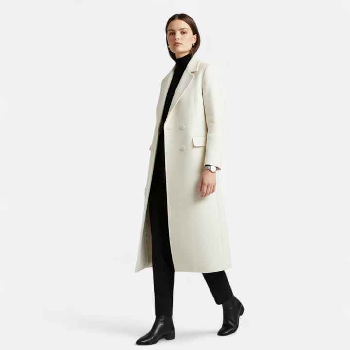 Cordelia | Notch-Lapel Double-Sided Timeless Trench Coat