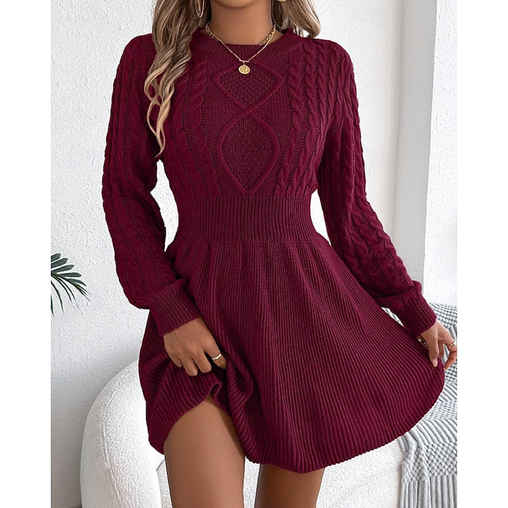 Whitney | Cable Knit Sweater Dress