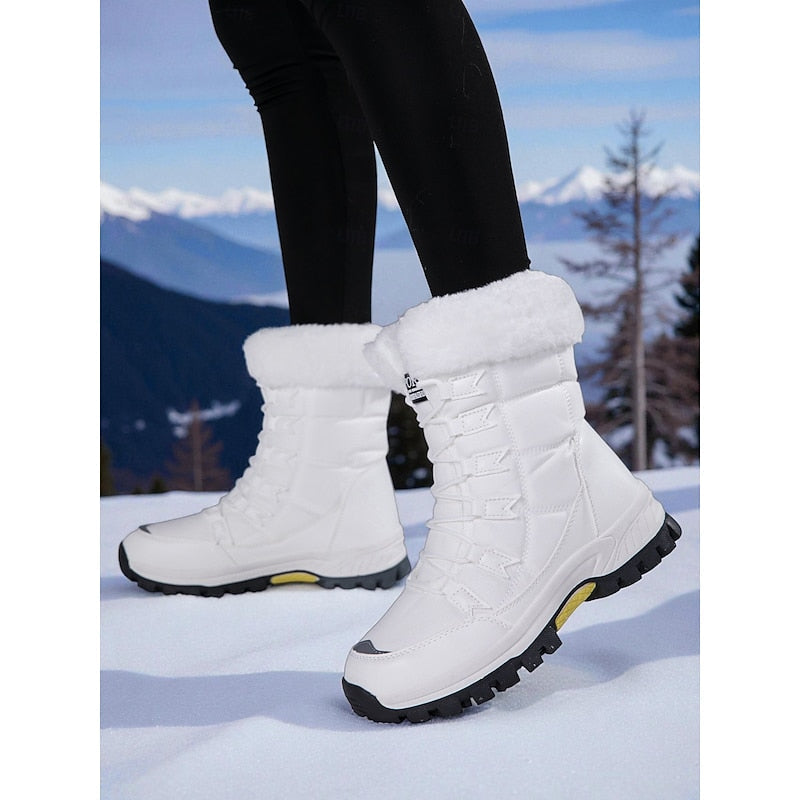 Greta | Cozy Lace-Up Shoes for Winter