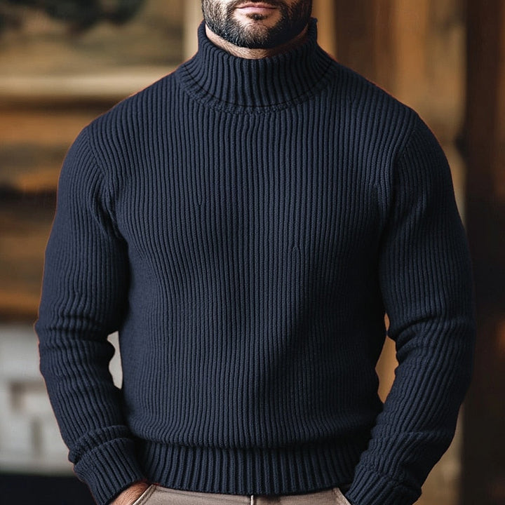 Jonathan | Ribbed Turtleneck