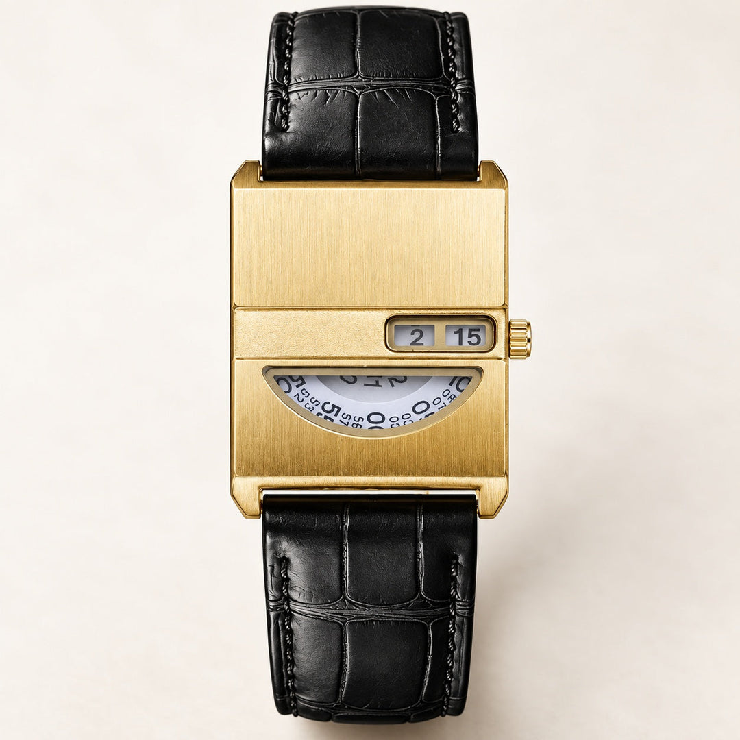Athena | Men's Watch with Window Display and Bracelet