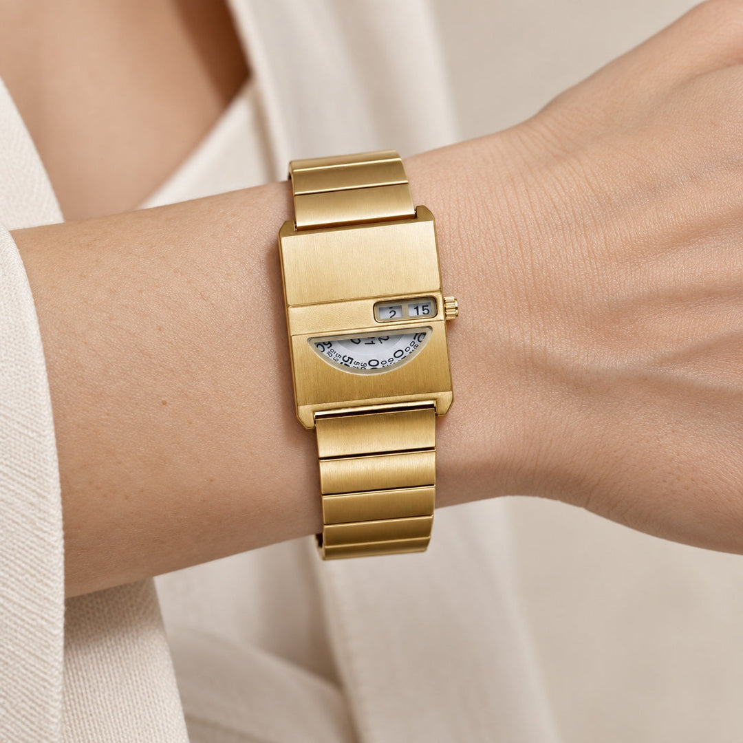 Athena | Men's Watch with Window Display and Bracelet