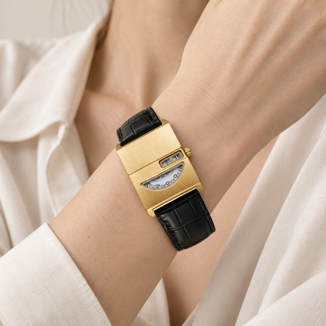 Athena | Men's Watch with Window Display and Bracelet