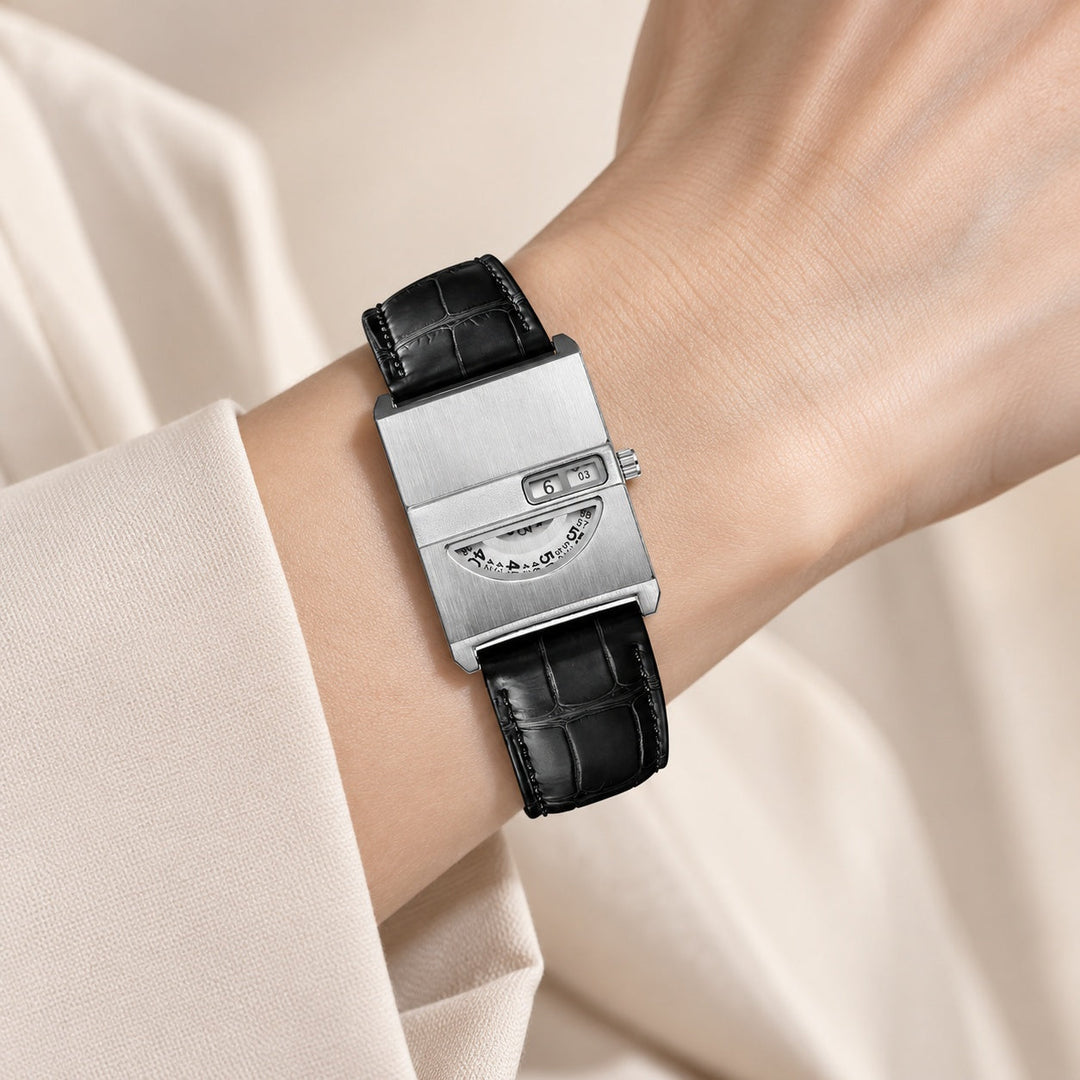 Athena | Men's Watch with Window Display and Bracelet