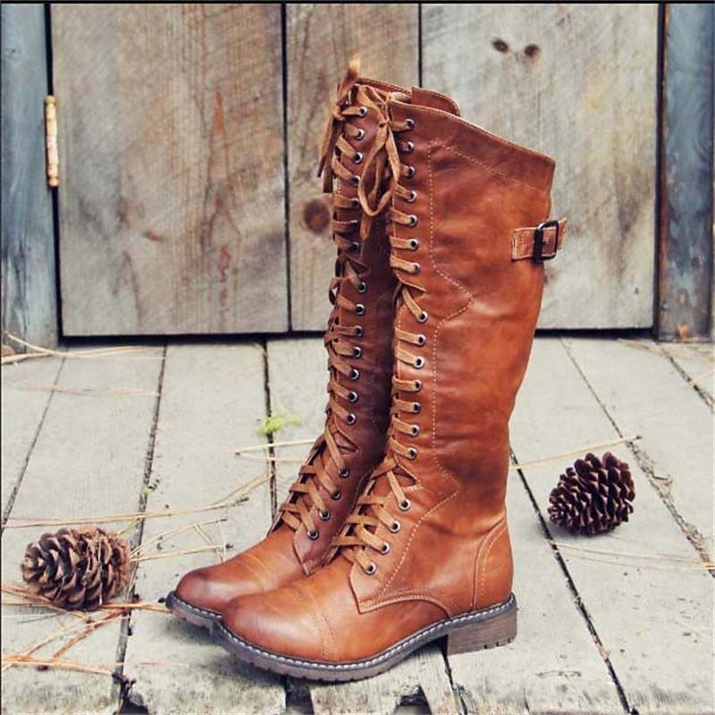 Matilda | High Lace-Up Riding Boots