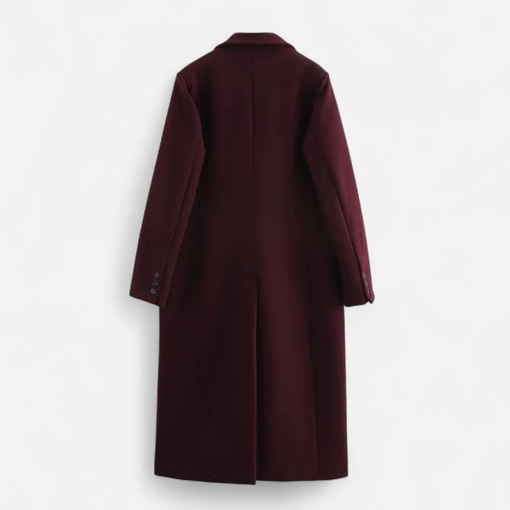 Radmila | Sleek Reversible Liquid Trench Coat