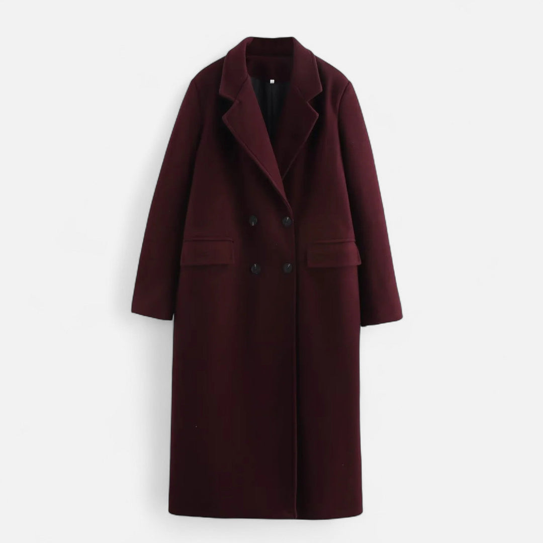 Radmila | Sleek Reversible Liquid Trench Coat