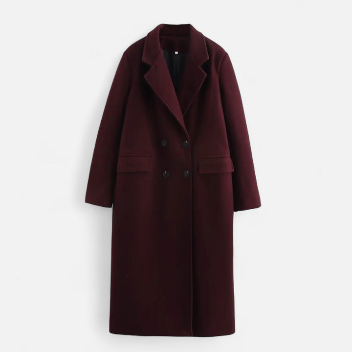 Radmila | Sleek Reversible Liquid Trench Coat