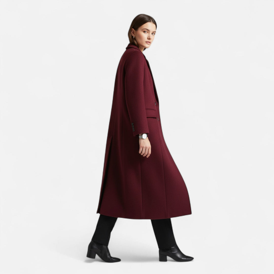 Radmila | Sleek Reversible Liquid Trench Coat
